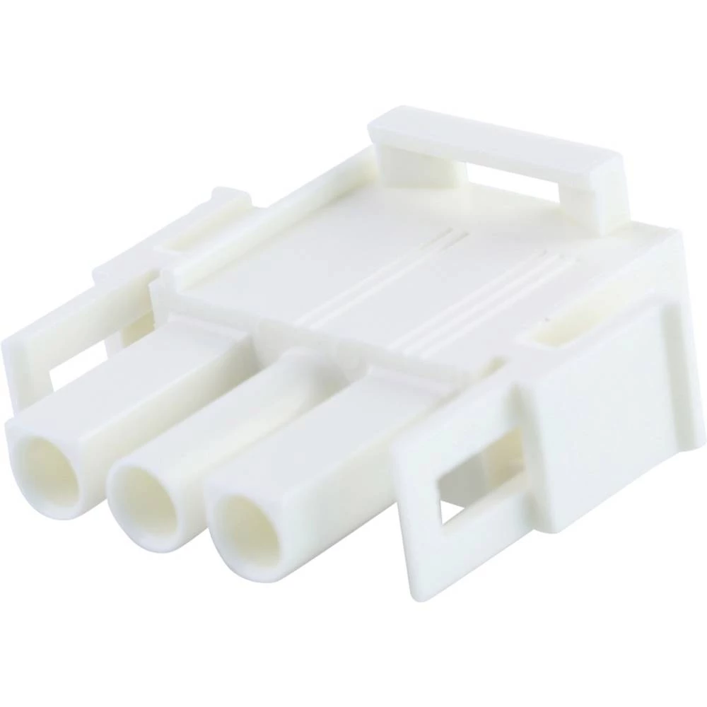 Molex 366430003 2.13mm Diameter MLX Plug Housing, 3 Circuit, PA Polyamide Nylon 6/6 94V-2, Glow-Wire Capable slika