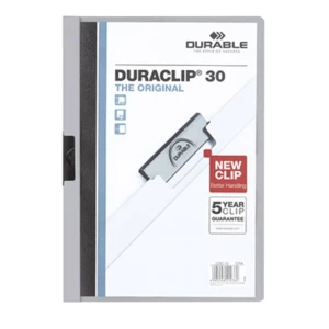 Durable Uredski materijal DURACLIP 30 - 2200 220010 DIN A4 Siva slika
