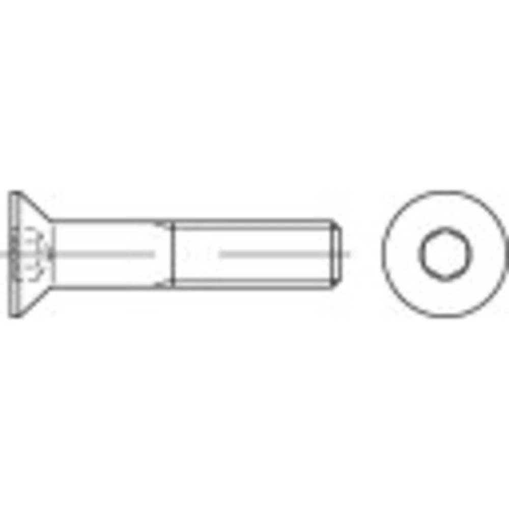 TOOLCRAFT TO-9977931 upušteni vijci M24 170 mm unutarnji šesterostrani čelik 10 St. slika