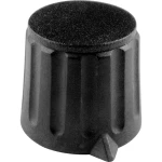 Okretni gumb Crna (Ø x V) 20 mm x 17 mm Mentor 4311.4131 1 ST