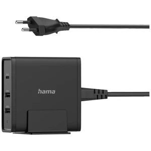 Hama 00200017 USB stanica za punjenje unutrašnje područje Izlazna struja maks. 3000 mA 3 x USB-A, USB-C® slika