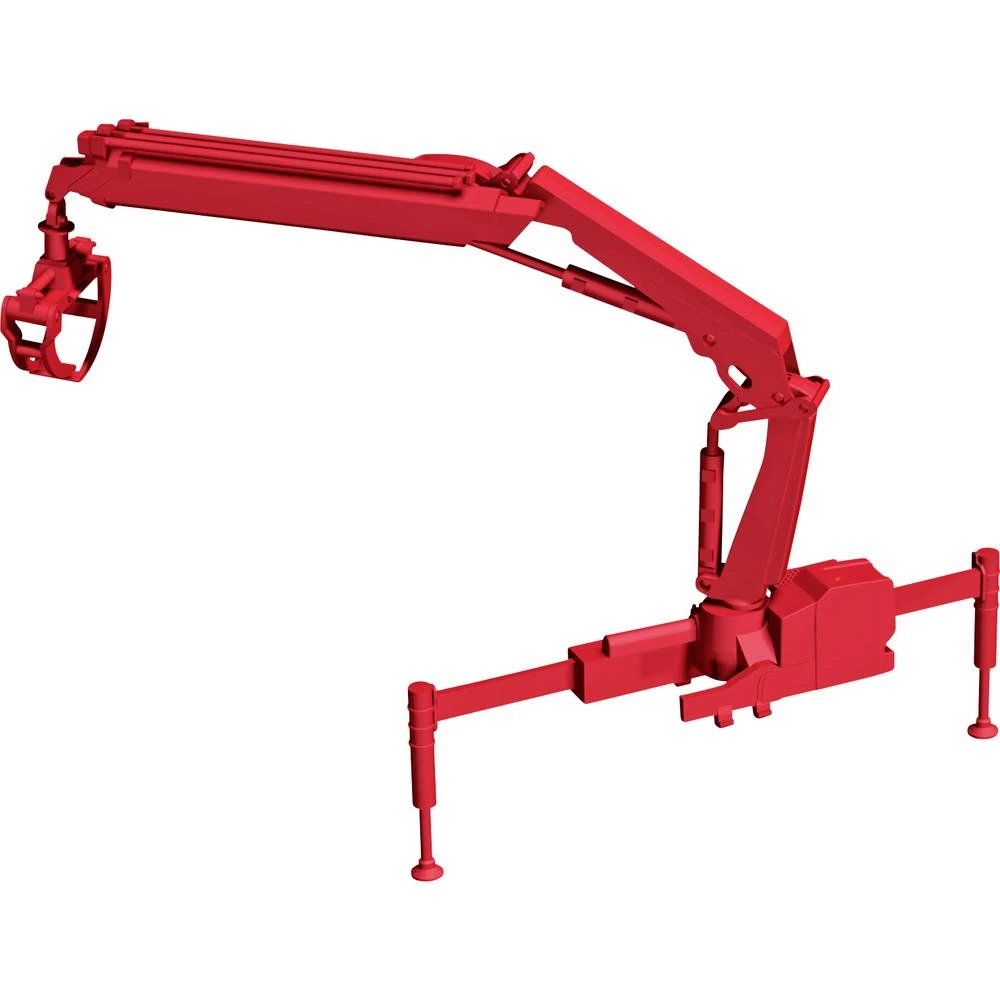 Herpa 054140 h0 HIAP Hiab utovarna dizalica X-HIPRO 232 E-3 s grabežom slika