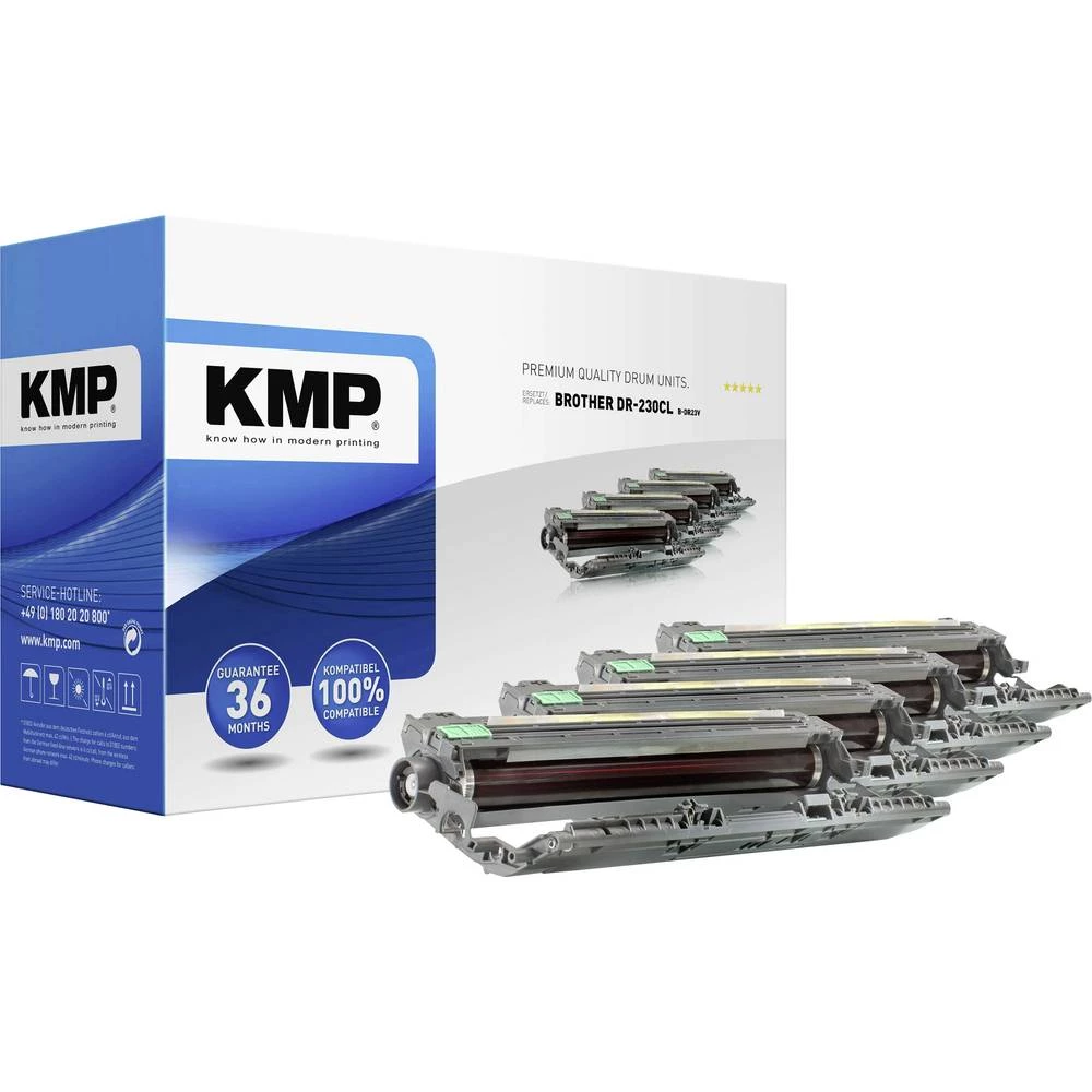 KMP Toner zamijena Brother DR-230CL, DR230CL Kompatibilan Crn, Cijan, Purpurno crven, Žut 15000 Stranica B-DR23V slika
