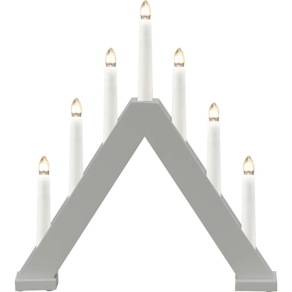 Konstsmide 3930-305 LED silueta piramida toplo bijela LED siva (mat) slika