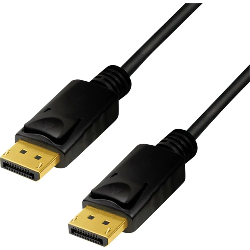 TECHly DisplayPort priključni kabel 3.00 m ICOC-DSP-A14-030NT crna [1x muški konektor displayport - 1x muški konektor d slika