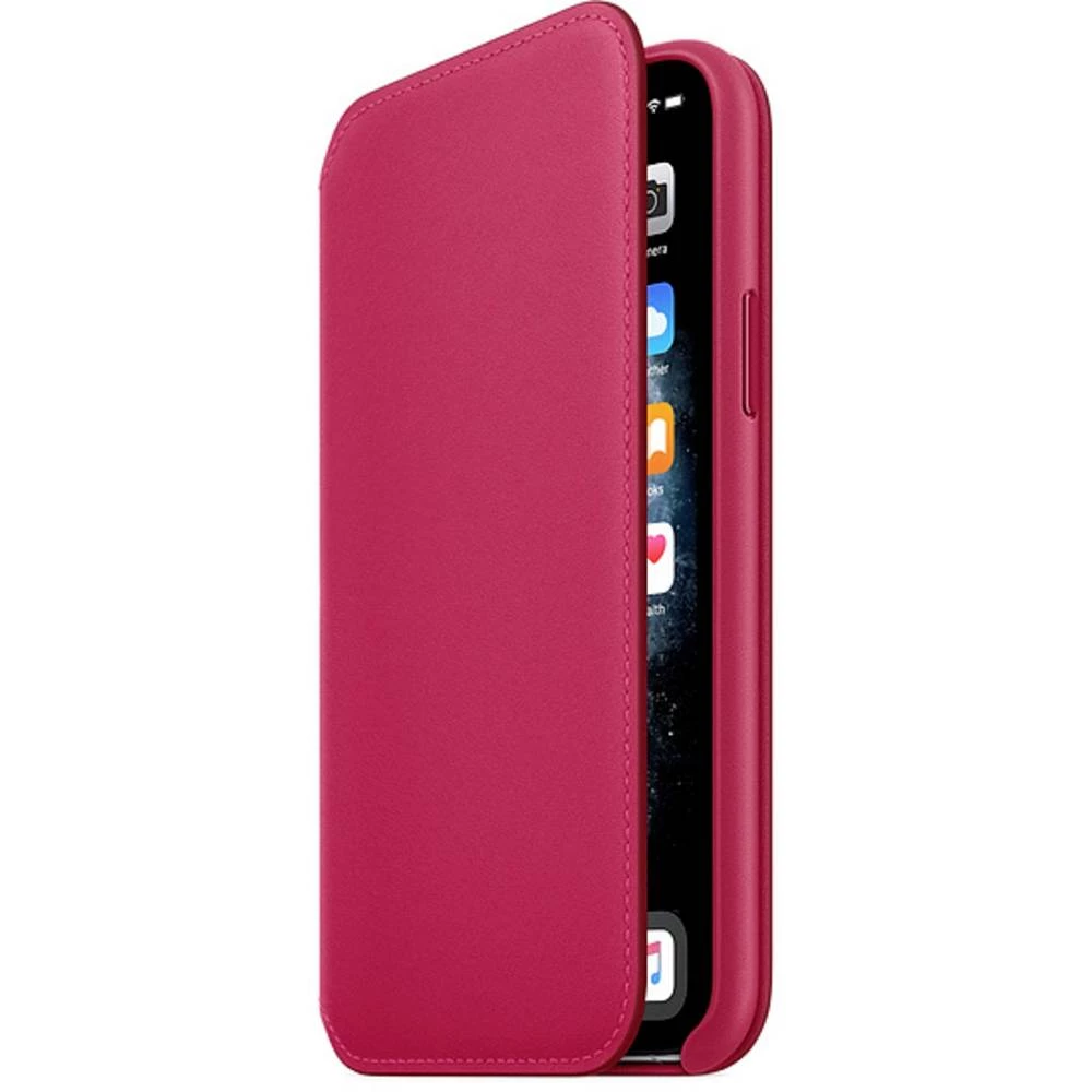 Apple iPhone 11 Pro Leather Folio leder case iPhone 11 Pro malina slika