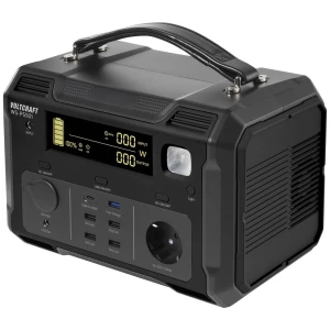 VOLTCRAFT WS-PS501 484Wh powerstation Fast Charge nikalj-mangan-kobalt crna (mat) Outdoor, LED džepna svjetiljka, prikaz slika