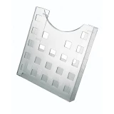 Helit the grid H6102502 nosač brošure stakleno prozirna din a4 Broj pretinaca 1 1 St. (Š x V x D) 239 x 262 x 47 mm