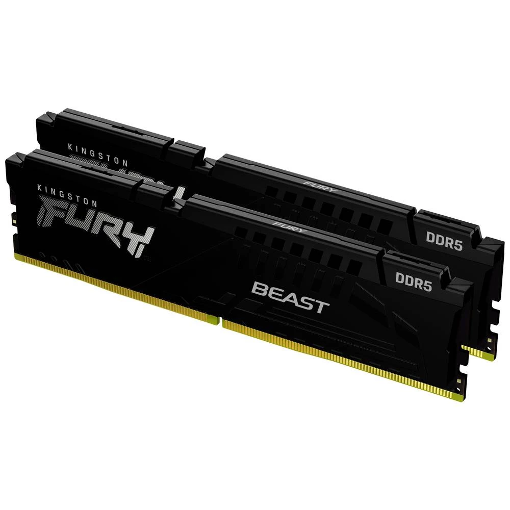 Kingston CL30 FURY Beast XMP komplet radne memorije za računalo DDR5 64 GB 2 x 32 GB bez ECC-a 288pin DIMM CL30 KF560C30 slika