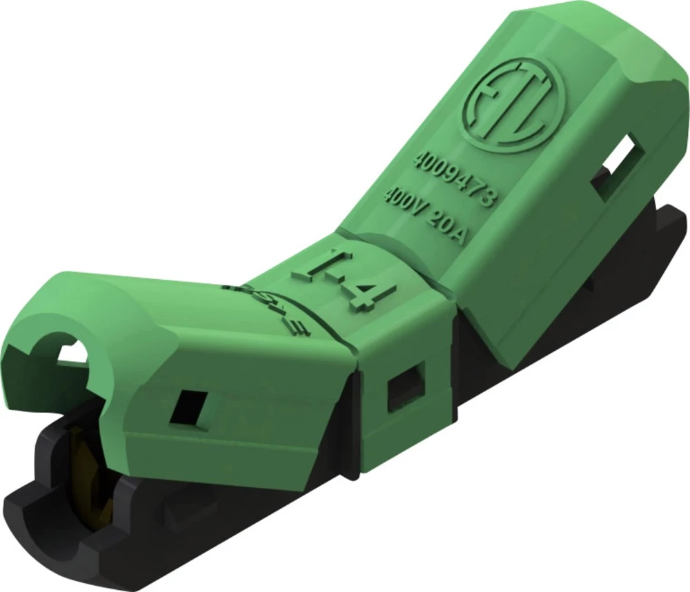 Jednožilni priključak fleksibilan: -2,5 mm2 krut: -2,5 mm&sup2; Broj položaja: 1 1369114 1 kom. Zelena slika