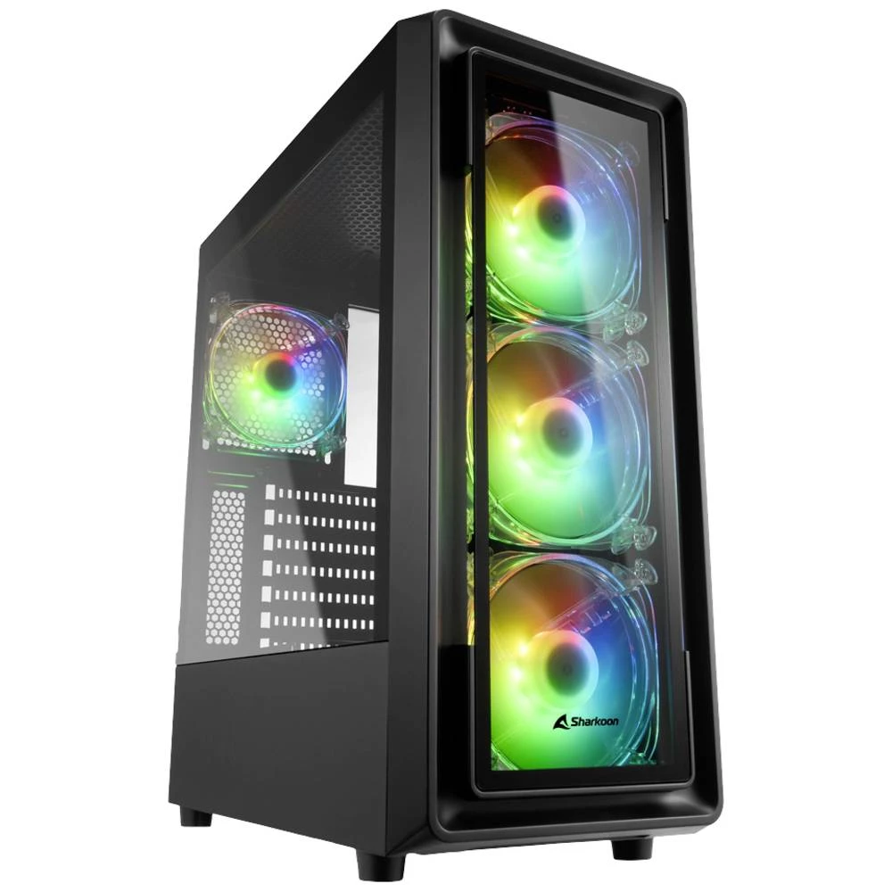Sharkoon TK4 RGB midi-tower kućište za računala crna slika