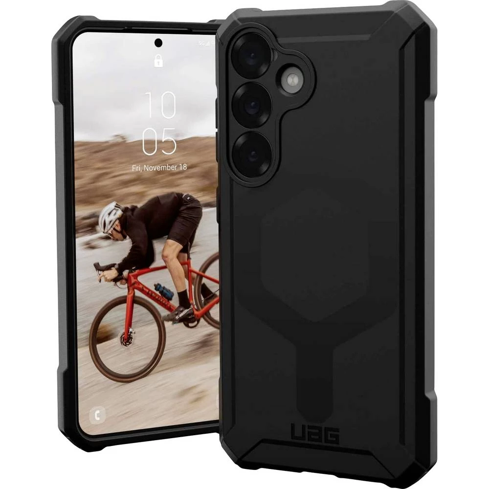 Urban Armor Gear Essential Armor vanjska torbica za mobilni telefon Samsung Galaxy S25 crna induktivno punjenje 21449411 slika