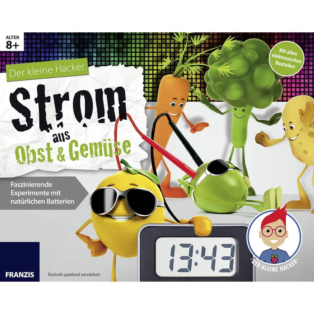 Eksperimentalni kutija Franzis Verlag Der kleine Hacker: Strom aus Obst & Gemüse 65252 slika