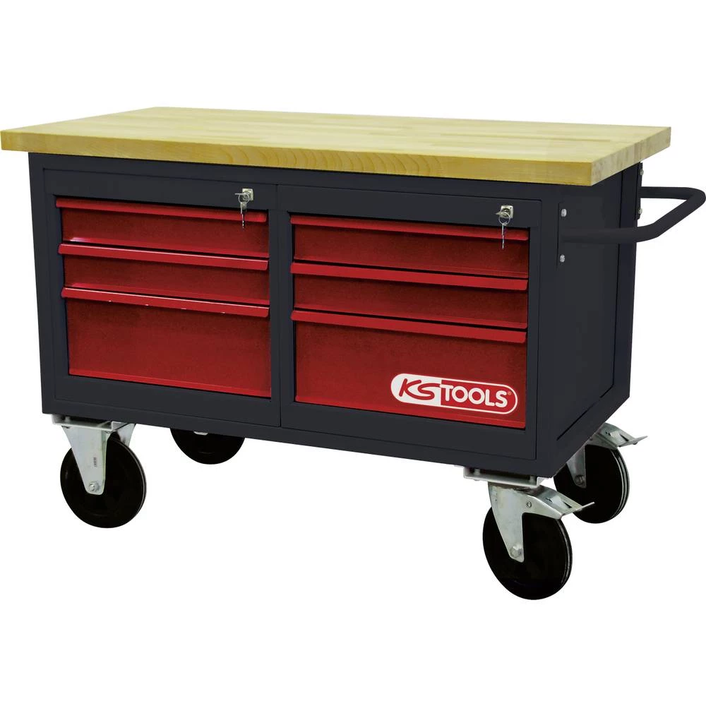 KS Tools 8650011 Mobilni radni stol sa 6 ladica (Š x V x D) 1200 x 840 x 600 mm slika