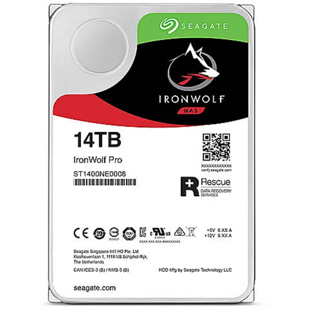 Unutarnji tvrdi disk 8.9 cm (3.5 ") 14 TB Seagate IronWolf Pro Bulk ST14000NE0008 SATA III slika