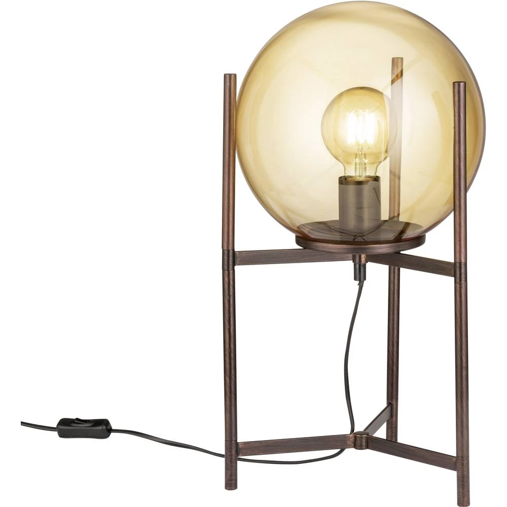 WOFI Stajaće/stolne svjetiljke Stolna svjetiljka Ronda 8539.01.09.8000 Smeđa boja E27 slika