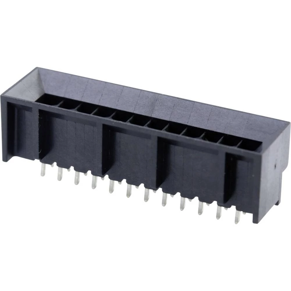 Molex 444322402 Micro-Fit BMI Header, Dual Row, Vertical, with PCB Polarizing Peg, 24 Circuits, 0.38µm Gold (Au) Selectiv slika