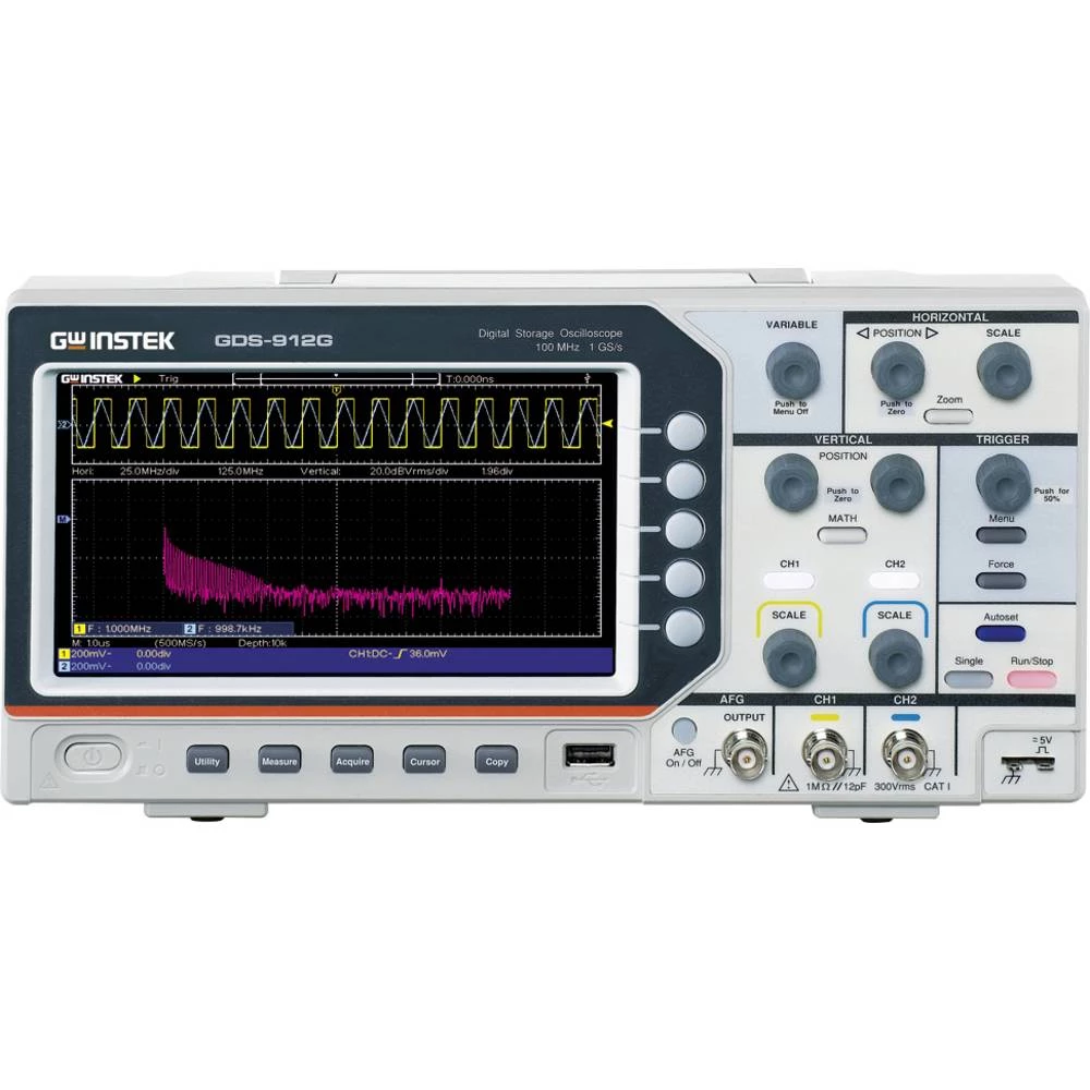 GW Instek digitalni osciloskop 100 MHz 1 GSa/s 8 Bit 1 kom. slika