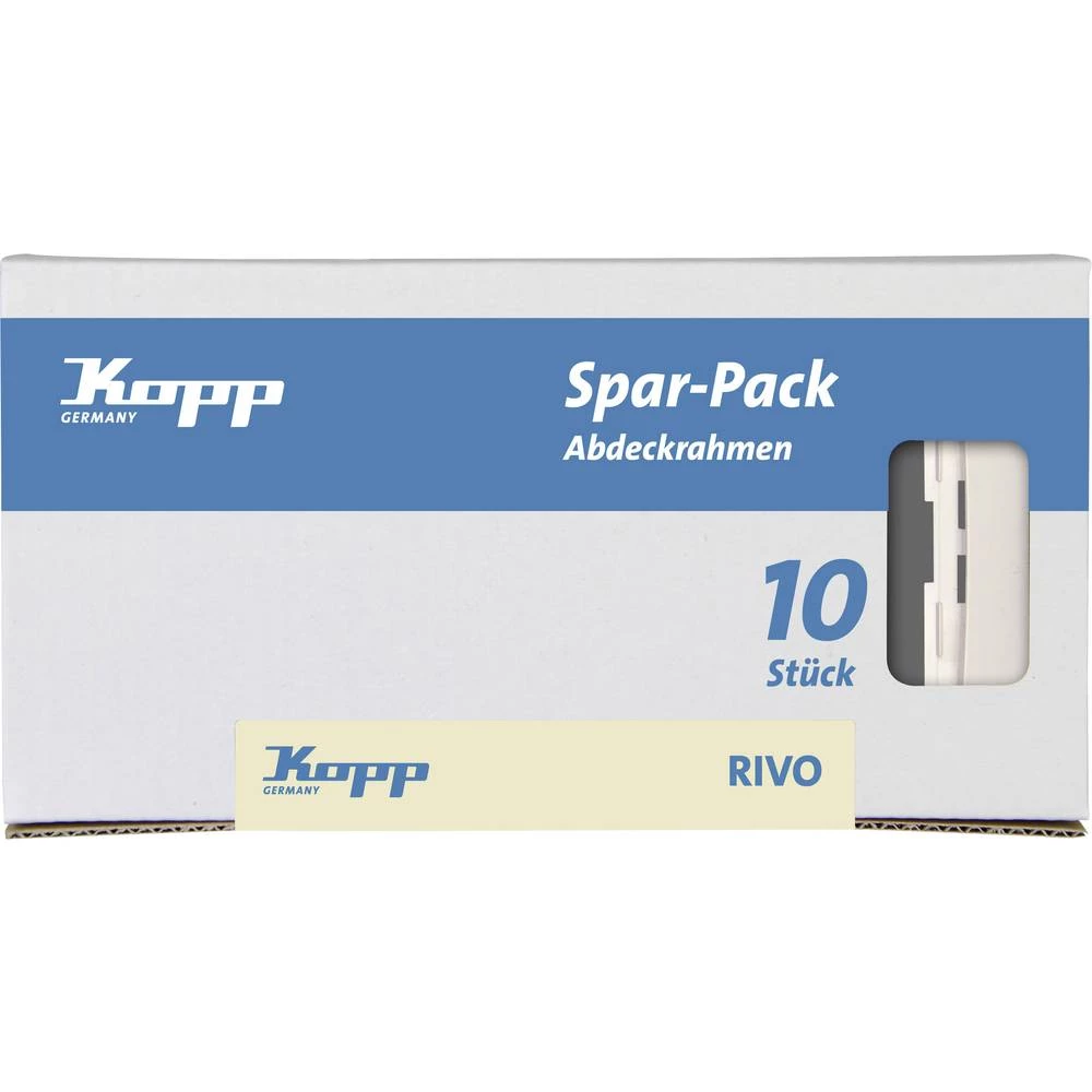 Kopp 10-struki Poklopac Utičnica RIVO Čista bijela (RAL 9010) 404517050