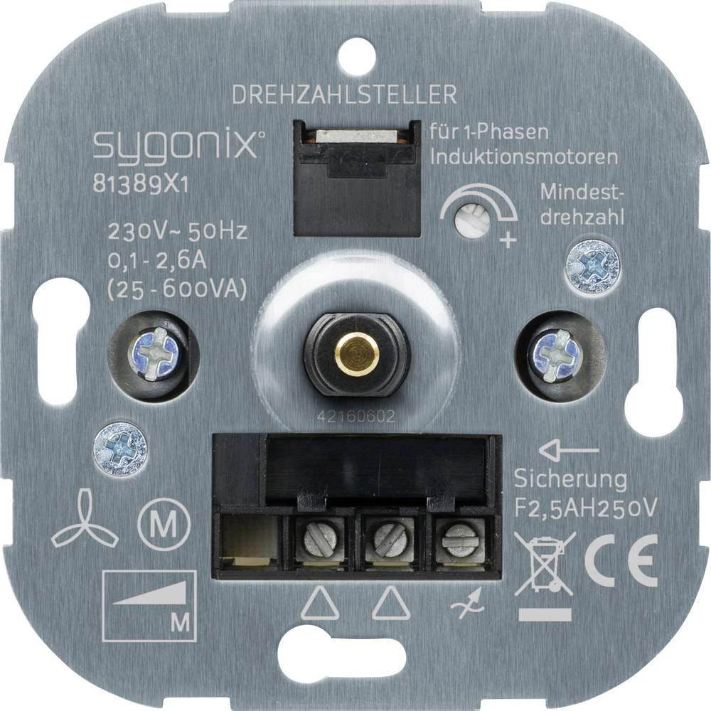 Sygonix Umetak Regulator broja okretaja Sx.11 81389X1 slika