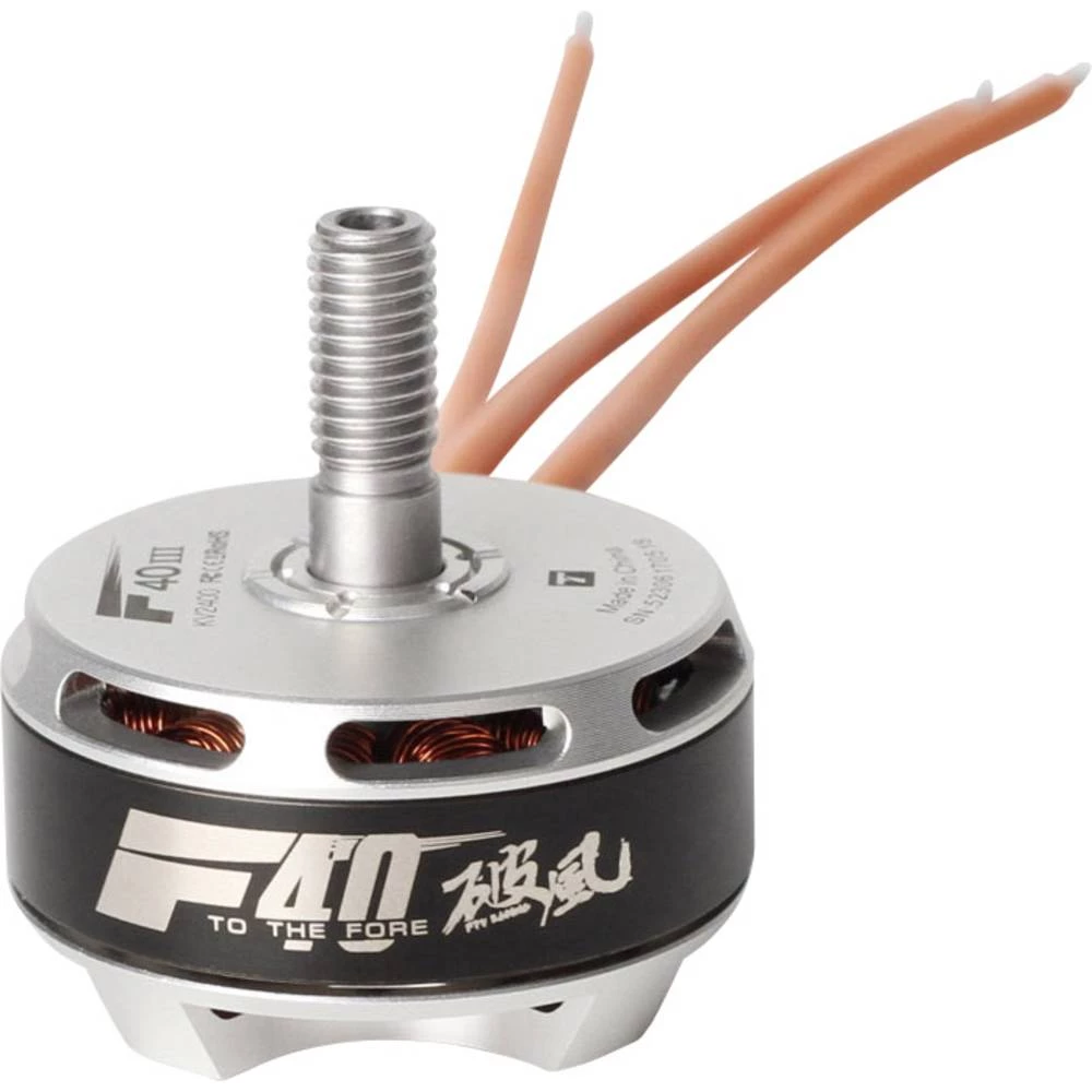 Beskontaktni istosmjerni elektromotor za trkaći kopter F40III Tiger Motor kV (U/min po voltu): 2400 slika
