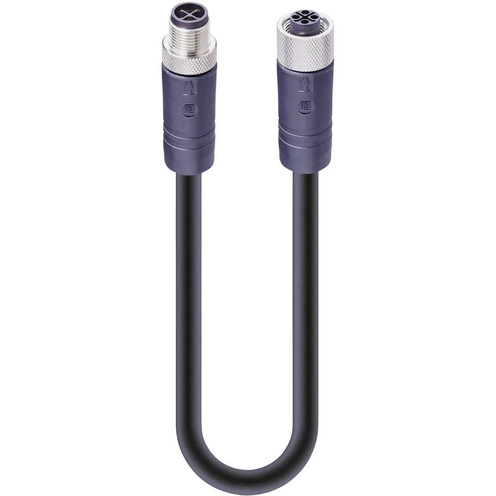 Lumberg Automation 934853305 Priključni kabel za senzor/aktivator M12 Ravni muški konektor, Ženski konektor, vertikalna ugradnja slika
