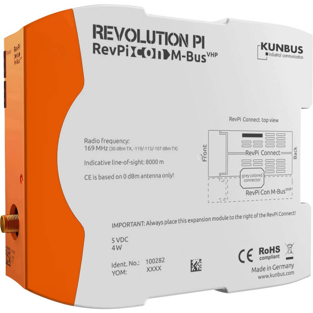 PLC modul za proširenje Kunbus RevPi Con MBUS VHP PR100282 slika