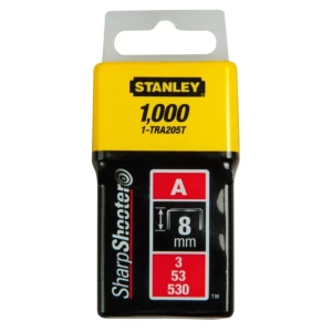 Staples Tip A 8mm 1000 kom. 1 ST Stanley by Black & Decker 1-TRA205T slika
