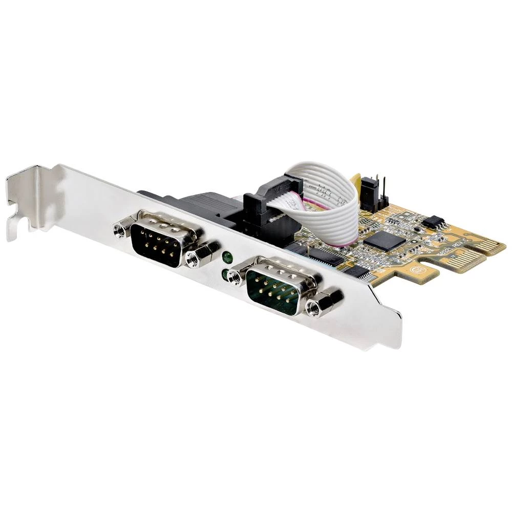 StarTech.com 2-Port PCI Express 2 ulaza serijska utična kartica RS232 PCIe x1 slika