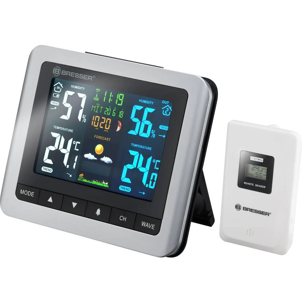 Bresser Optik MeteoTemp WTM 7007510 bežična vremenska stanica Predviđanje za 12 do 24 sata slika