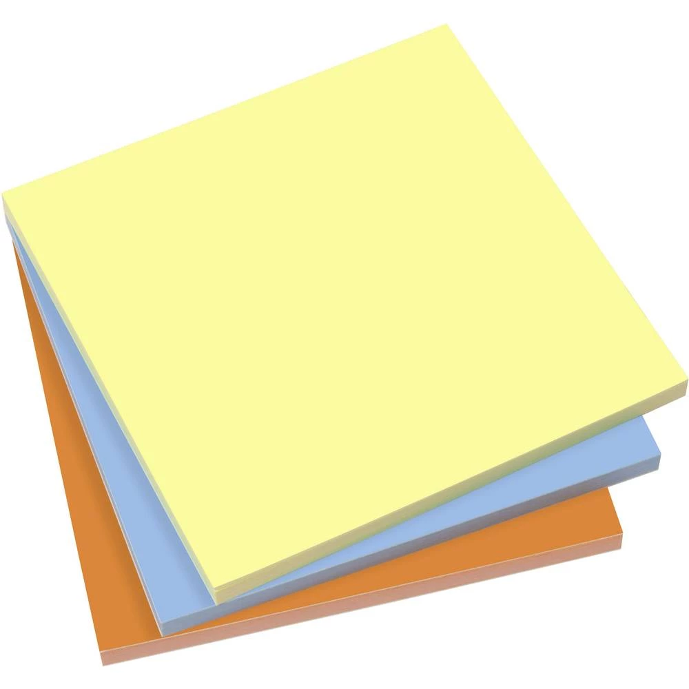 Sigel Ljepljiva bilješka MU131 100 mm x 100 mm Žuta, Plava boja, Narančasta 1 Pakiranje slika