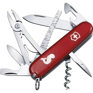 Švicarski džepni nož Broj funkcija 18 Victorinox Angler 1.3653.72 Crvena slika