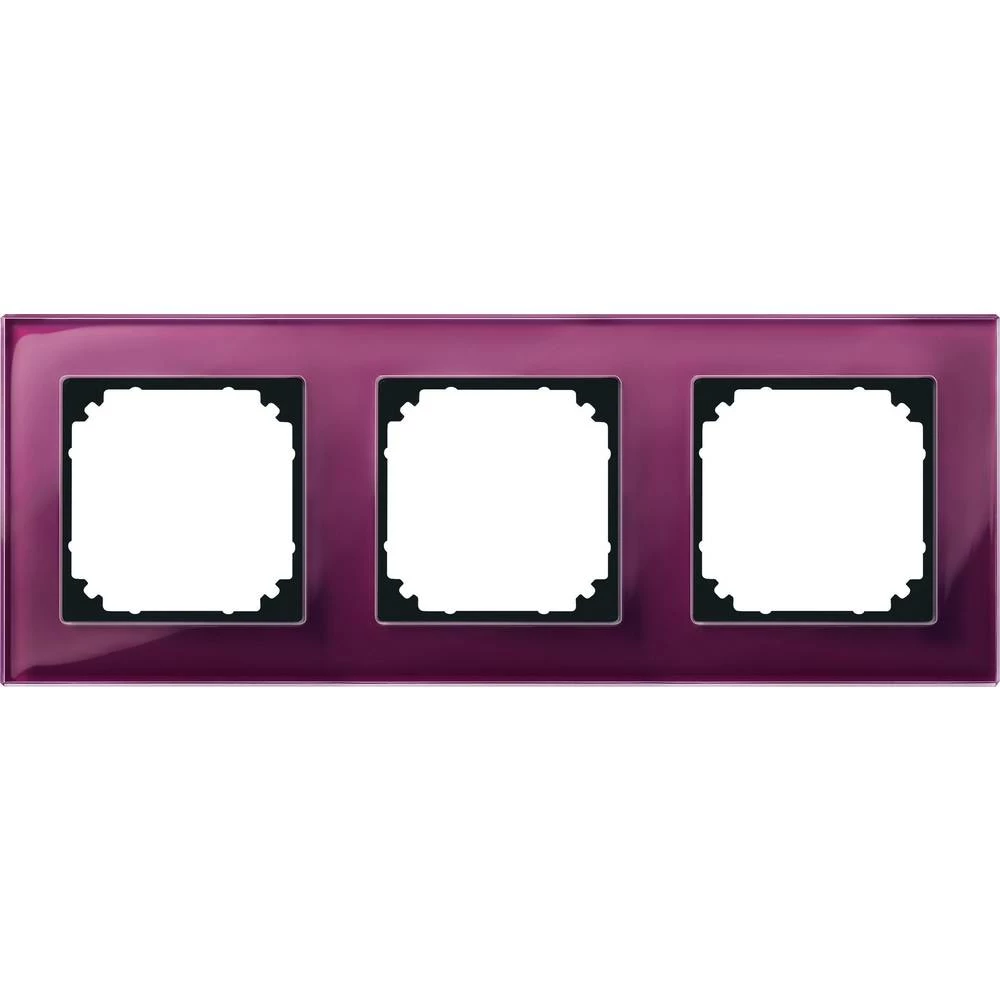 Merten 3-struki Okvir Sustav M, M-Plan Rubin-crvena 489306 slika