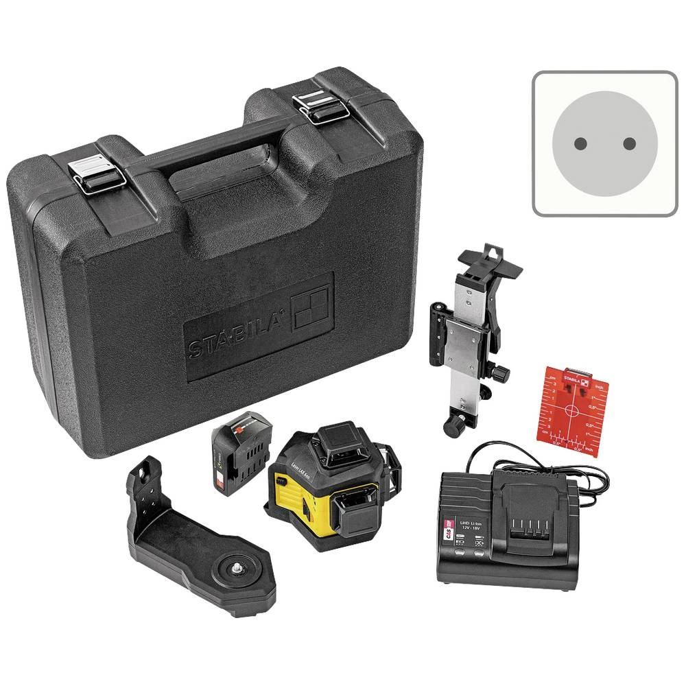 Stabila LAX 600, 12-V-System, 7-pcs (EU) višenamjensk linijski laser samonivelirajući Raspon (maks.): 30 m slika