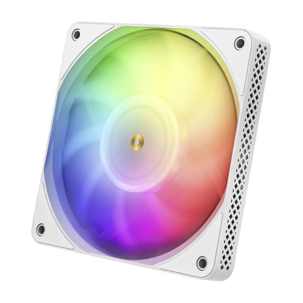 Jonsbo Jonsbo HF1215 Slim PWM Lüfter, ARGB,  120mm - weiß ventilator za PC kućište bijela (Š x V x D) 120 x 15 x 120 mm slika