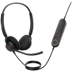 Jabra Engage 40 telefon  Over Ear Headset žičani stereo crna smanjivanje šuma mikrofona kontrola glasnoće