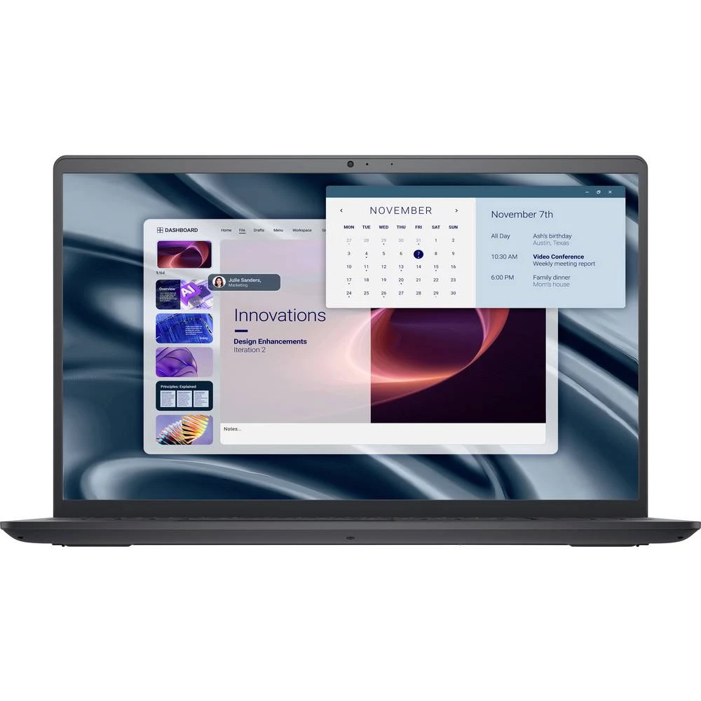 Dell Notebook Pro 15 Essential 39.6 cm (15.6 palac) Full HD AMD Ryzen 5 7520U 8 GB RAM 512 GB SSD njemačka, qwertz AMD A slika