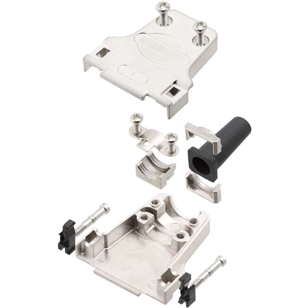 D-SUB kućište Broj polova: 25 Cink lijevani 180 ° Metalna encitech DTZF25-RGL-M2.5-K 1 ST slika