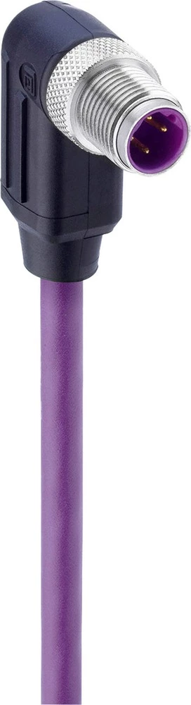 Podatkovni utični konektor za senzor/aktivator, konfekcioniran M12 Kutni muški konektor 2 m Broj polova: 5 Belden 934726003 0975 slika