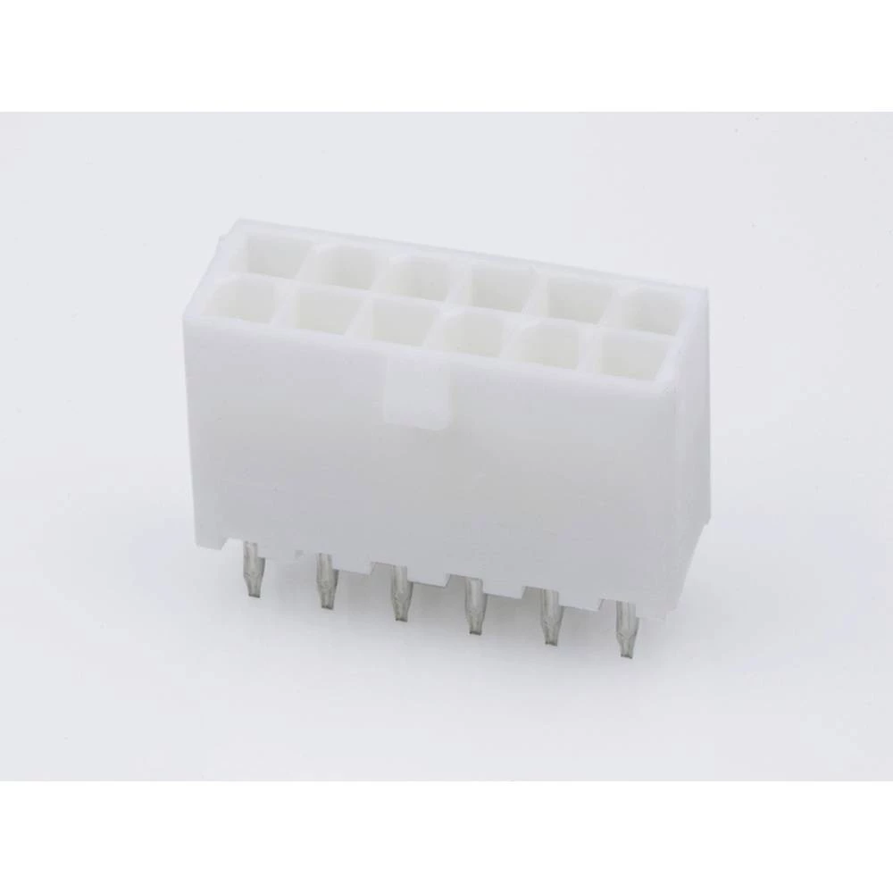 Molex ugradna standardna letva sa ženskim kontaktima  Ukupan broj polova 12 Raster: 4.20 mm 39310128 1 St. Bulk slika