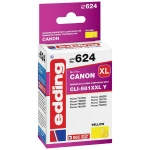 edding uložak za pisač EDD-624 zamjenjuje Canon CLI-581XXLY - žuti - sadržaj: 10,5 ml Edding patrona tinte zamijenjen Canon CLI-581XXLY kompatibilan  žut EDD-624 18-624