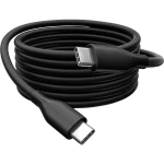 Digitus USB-C kabel USB 2.0 USB-C® utikač 1 m crna (mat) izvrsna svojstva starenja, fleksibilan, fleksibilni unutarnji v
