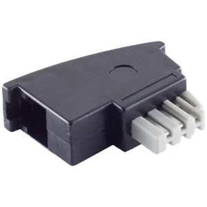 Shiverpeaks faks uređaj adapter [1x muški konektor TAE-N - 1x RJ11-utičnica 6p4c] crna slika