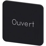 Siemens 3SU1900-0AF16-0GJ0 ploča za natpise kvadratan (Š x V) 22 mm x 22 mm Ouvert crna, bijela 10 St.