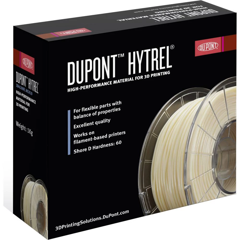 3D pisač filament DuPont Hytrel&reg; 60D Shore TPE 2.85 mm Prirodna 1 kg slika