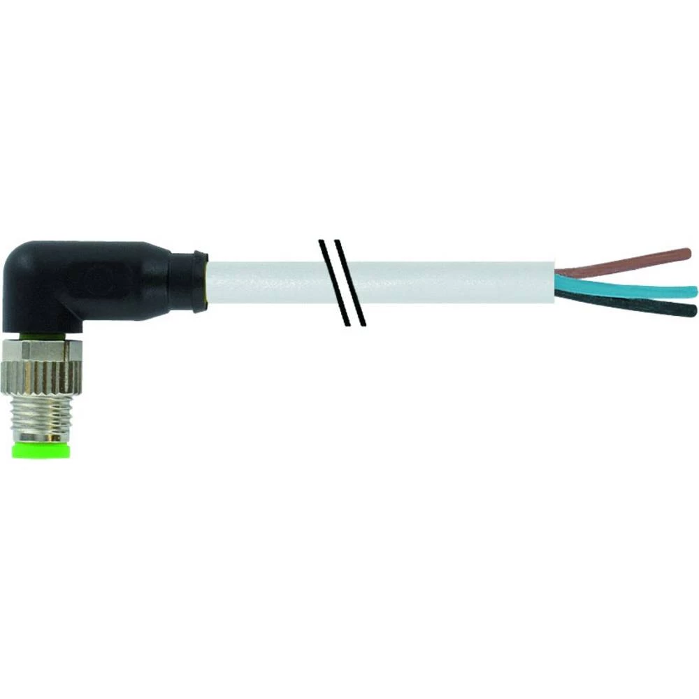 Murrelektronik 7000-08031-2110300 utični konektor za senzor/aktivator, nekonfekcionirani M8 x 1 kutni muški konektor 3.0 slika
