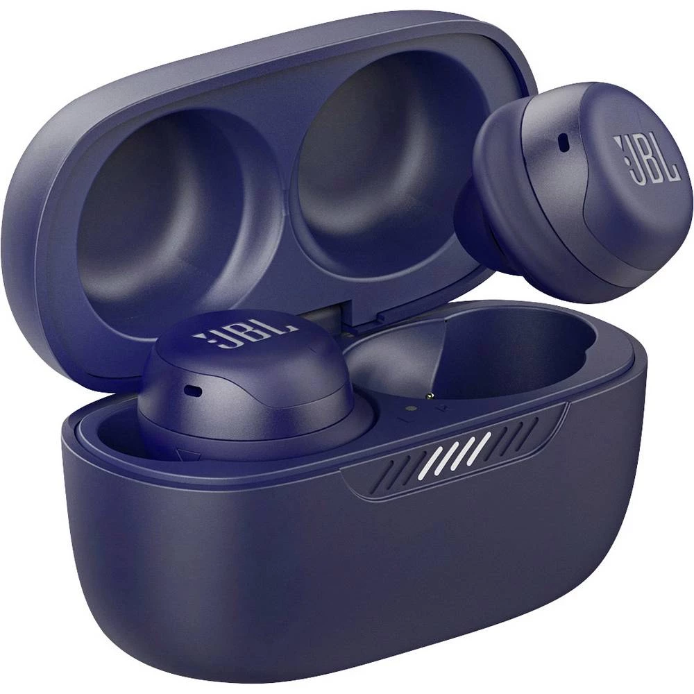 JBL Live Free NC+ Bluetooth® HiFi in ear slušalice u ušima poništavanje buke, slušalice s mikrofonom plava boja slika