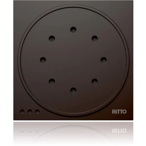 Ritto by Schneider 1875950 Video-portafon Schneider Electric interfon vrata za vrata. veličina 95x95x33mm 1 8759/50 Sivo-smeđa slika