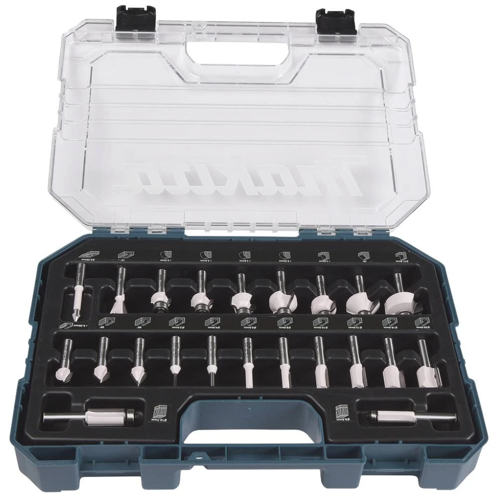 Makita D-74778 set za glodanje       Promjer osovine 8 mm 22-dijelni slika