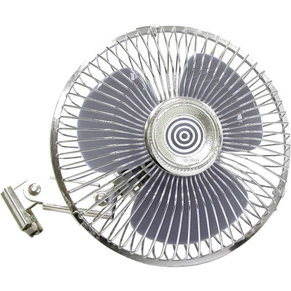 Ventilator 12 V HP automobilski pribor, ventilator s metalnom mrežom slika